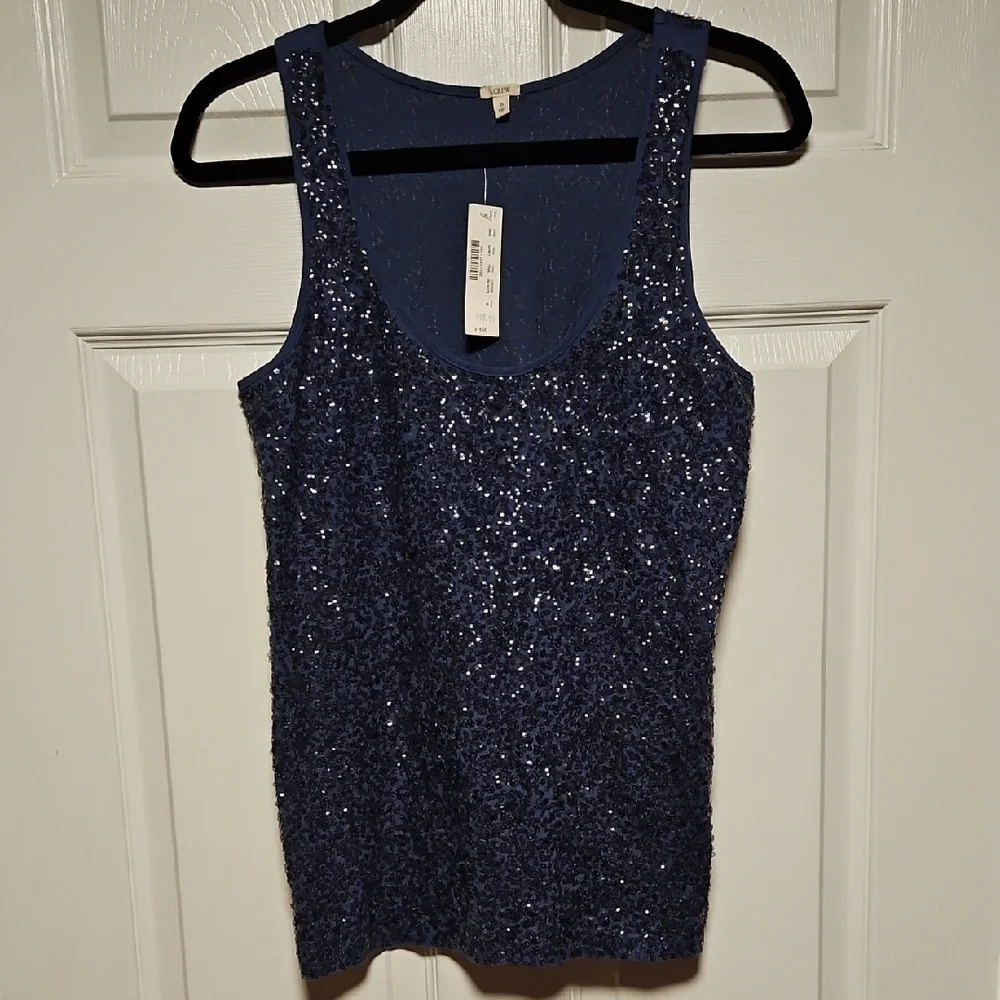 J. Crew Sequin Tank Top